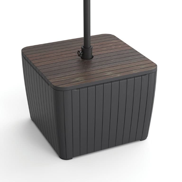 Stół ogrodowy Keter Luzon Deco walnut / grafit