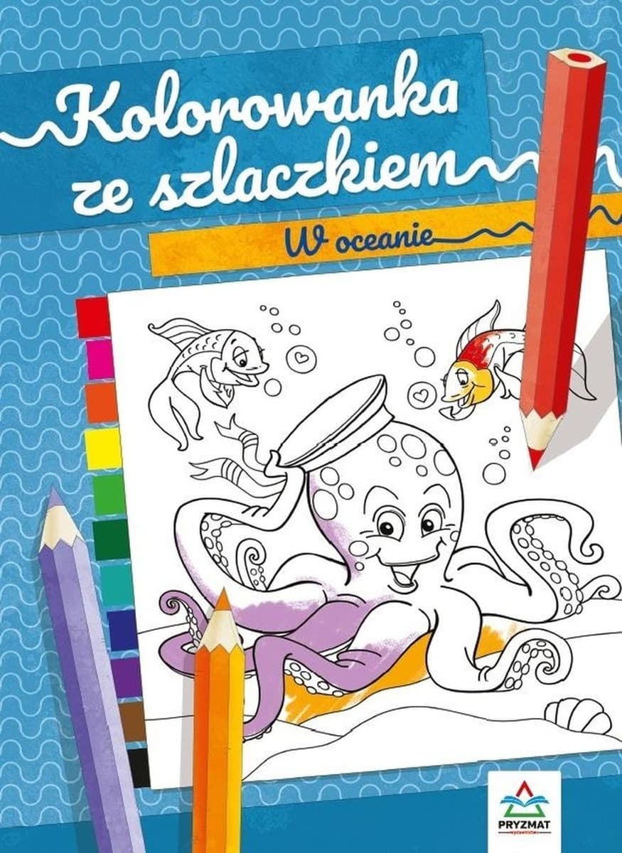 Świat oceanu. Kolorowanka dla dzieci