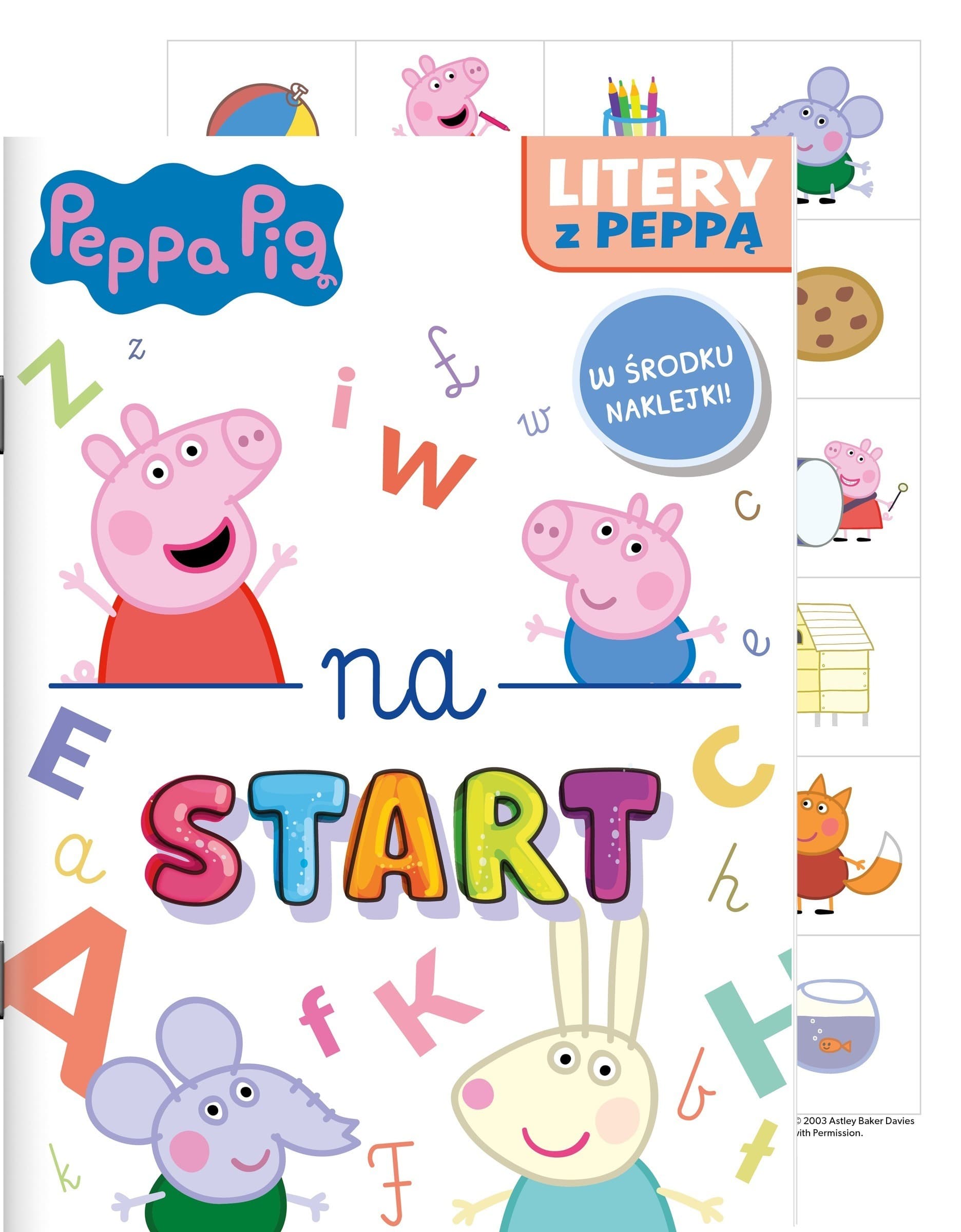 Świnka Peppa Litery z Peppą Na start 6. Książka dla dzieci