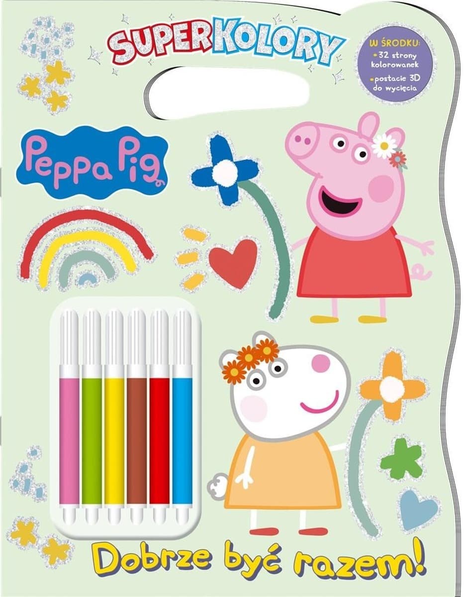 Świnka Peppa Superkolory książka dla dzieci