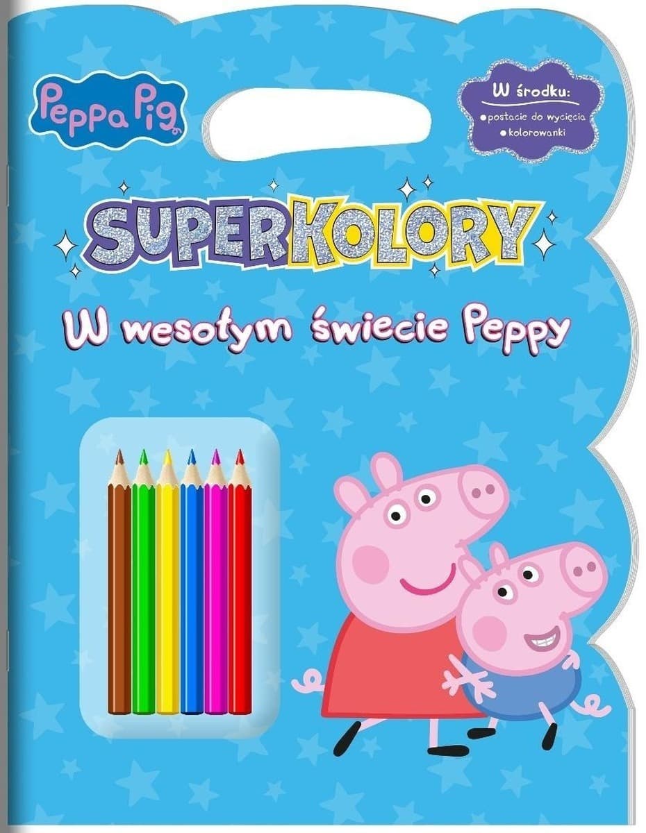 Świnka Peppa W wesołym świecie Peppy - SuperKolory