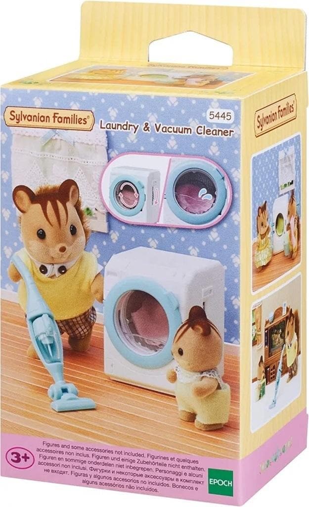 Sylvanian Families Pralka, Odkurzacz i Akcesoria zestaw do zabawy