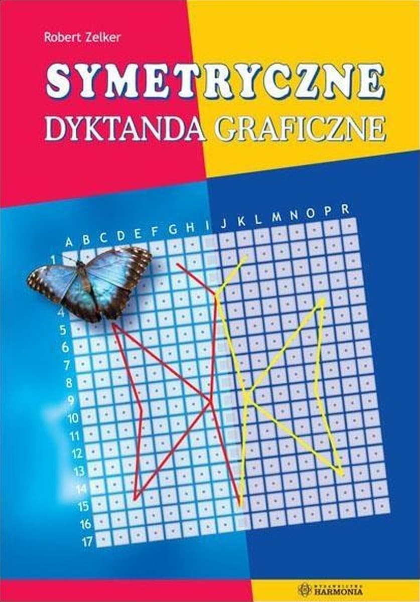 Symetryczne dyktanda graficzne Harmonia - ćwiczenia dla dzieci i dorosłych