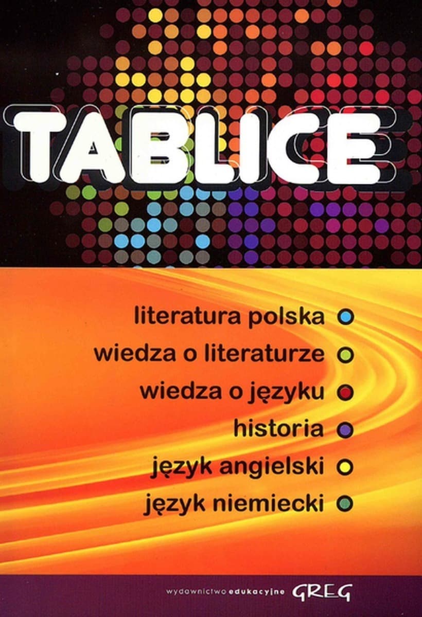 Tablice szkolne: Literatura Polska, Język Angielski, Niemiecki