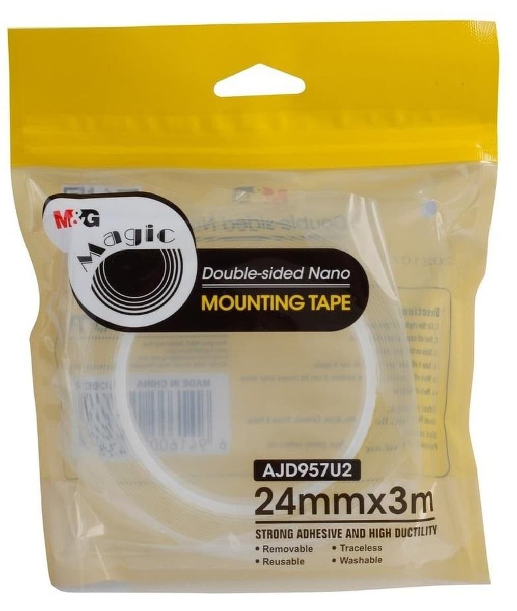 Taśma Nano Tape dwustronna przezroczysta MG 24mmx3m