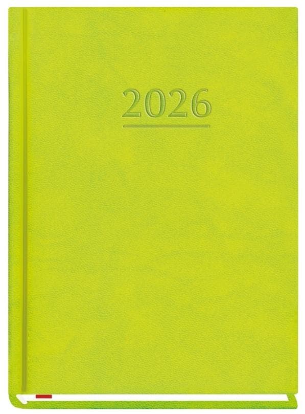 Terminarz A6 tygodniowy Ola zielony na 2026