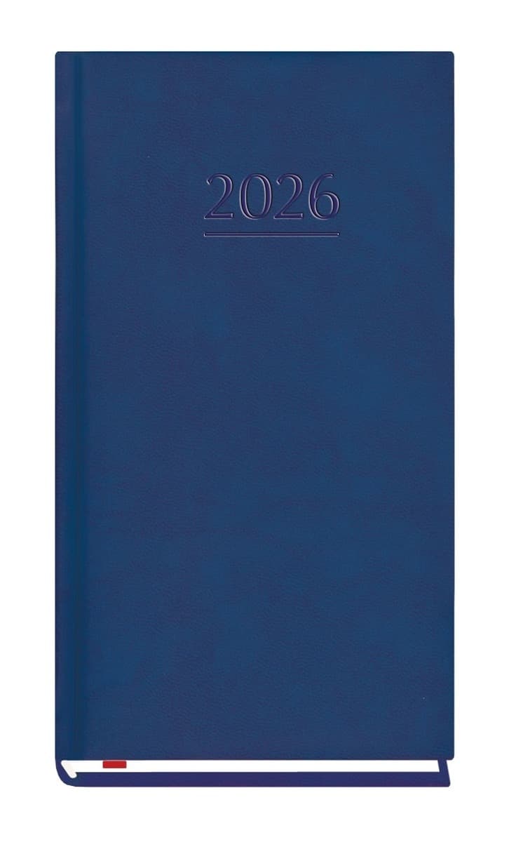 Terminarz 2026 Kieszonkowy tygodniowy niebieski