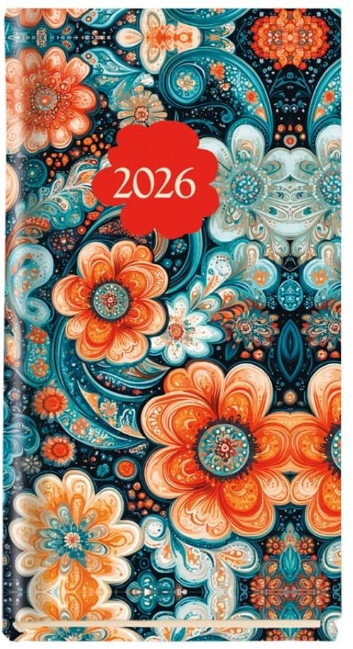 Terminarz tygodniowy Koliber 2025 75x130 mm