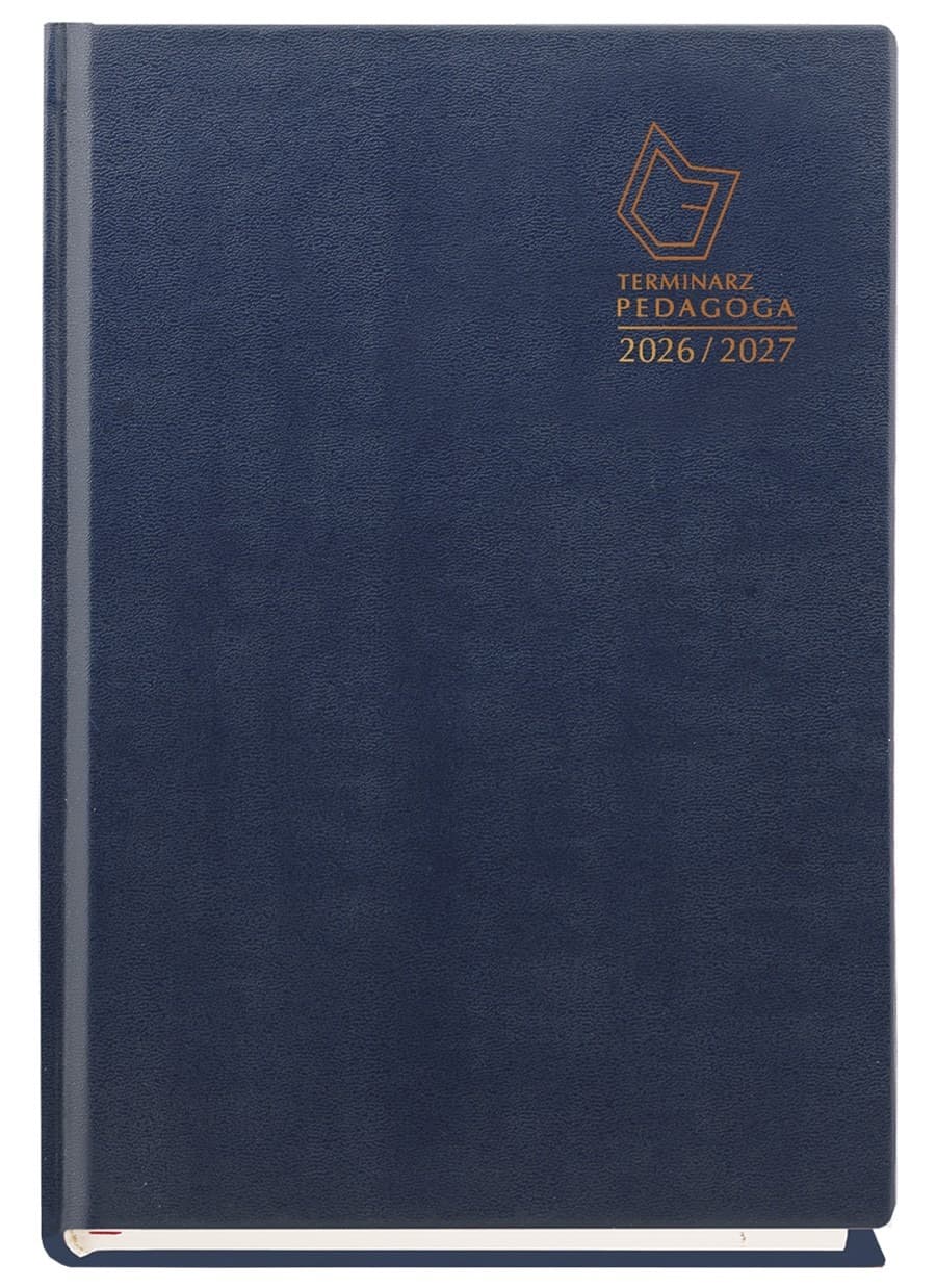 Terminarz Pedagoga granatowy 2025/2026
