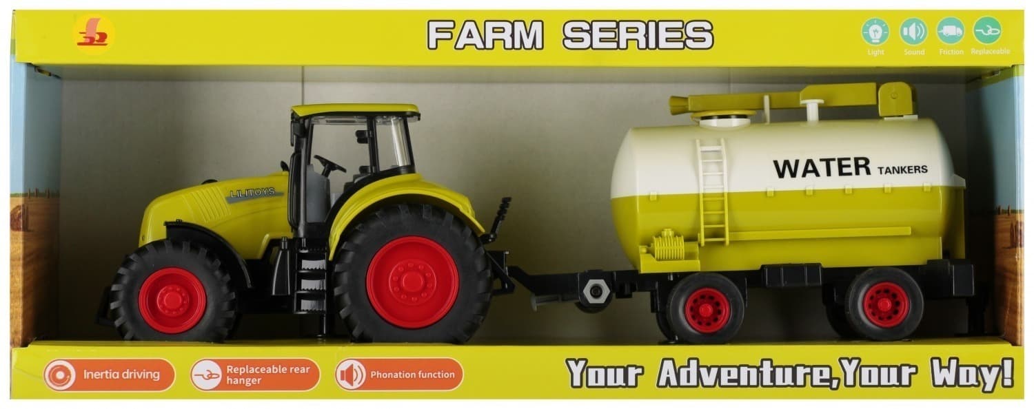 Traktor z akcesoriami