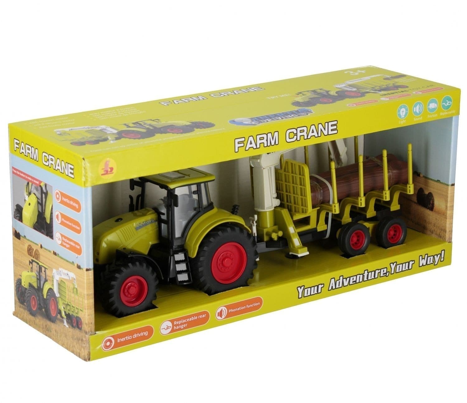 Traktor z akcesoriami