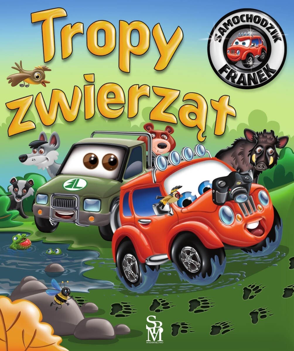 Tropy zwierząt Samochodzik Franek książeczka dla dzieci