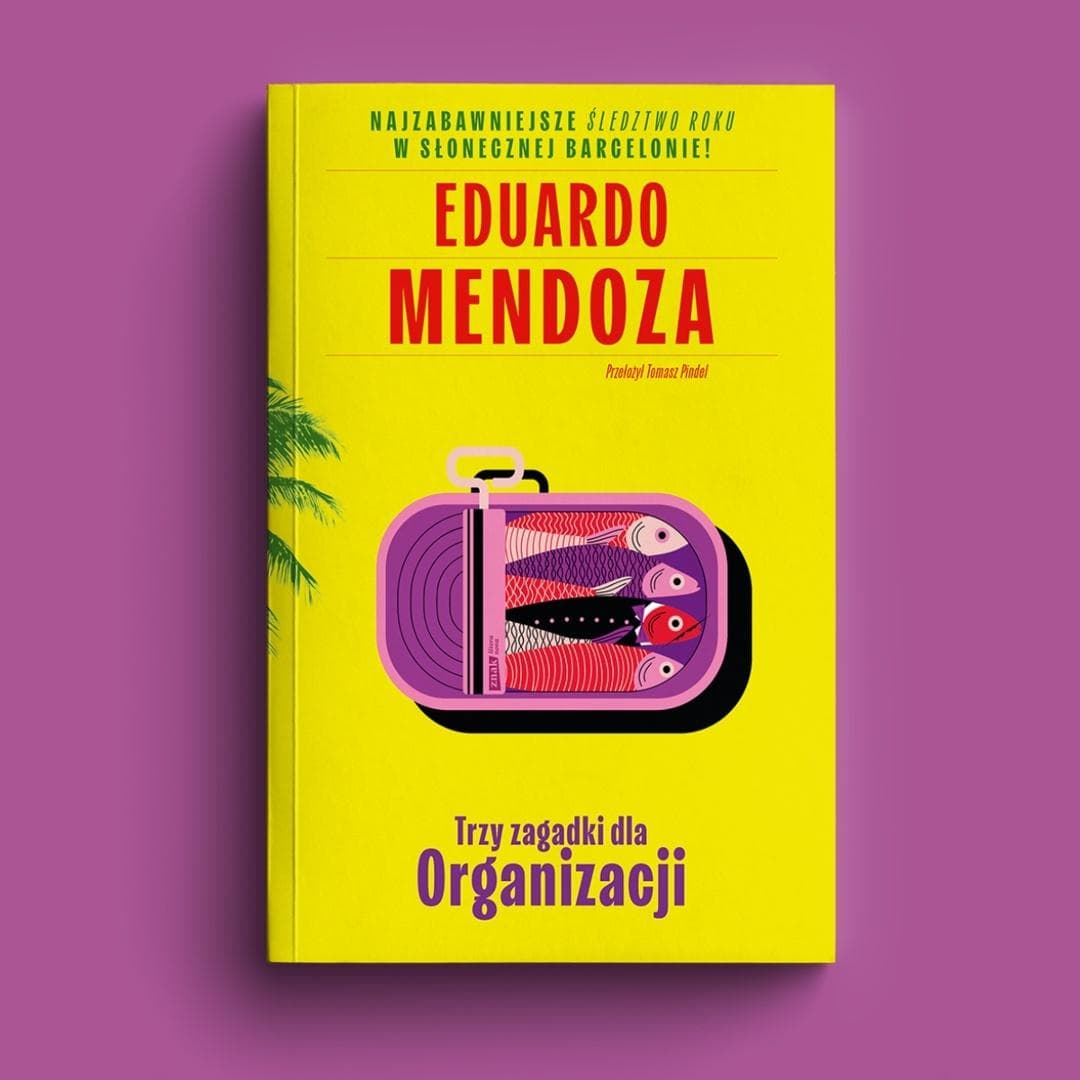 Trzy zagadki dla Organizacji - Eduardo Mendoza 400 stron