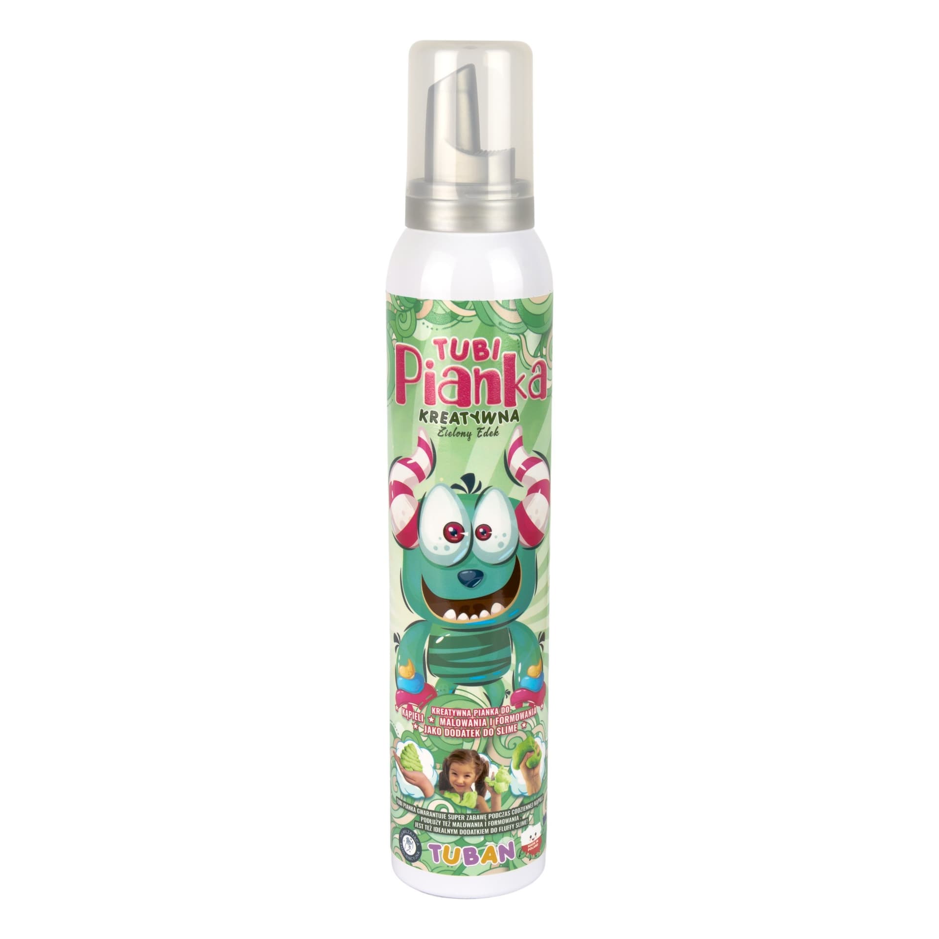 TUBAN Pianka do kąpieli Zielony Edek 200ml