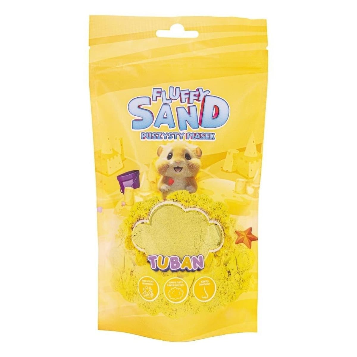 TUBAN Puszysty Piasek 90g - Żółty piasek dla dzieci