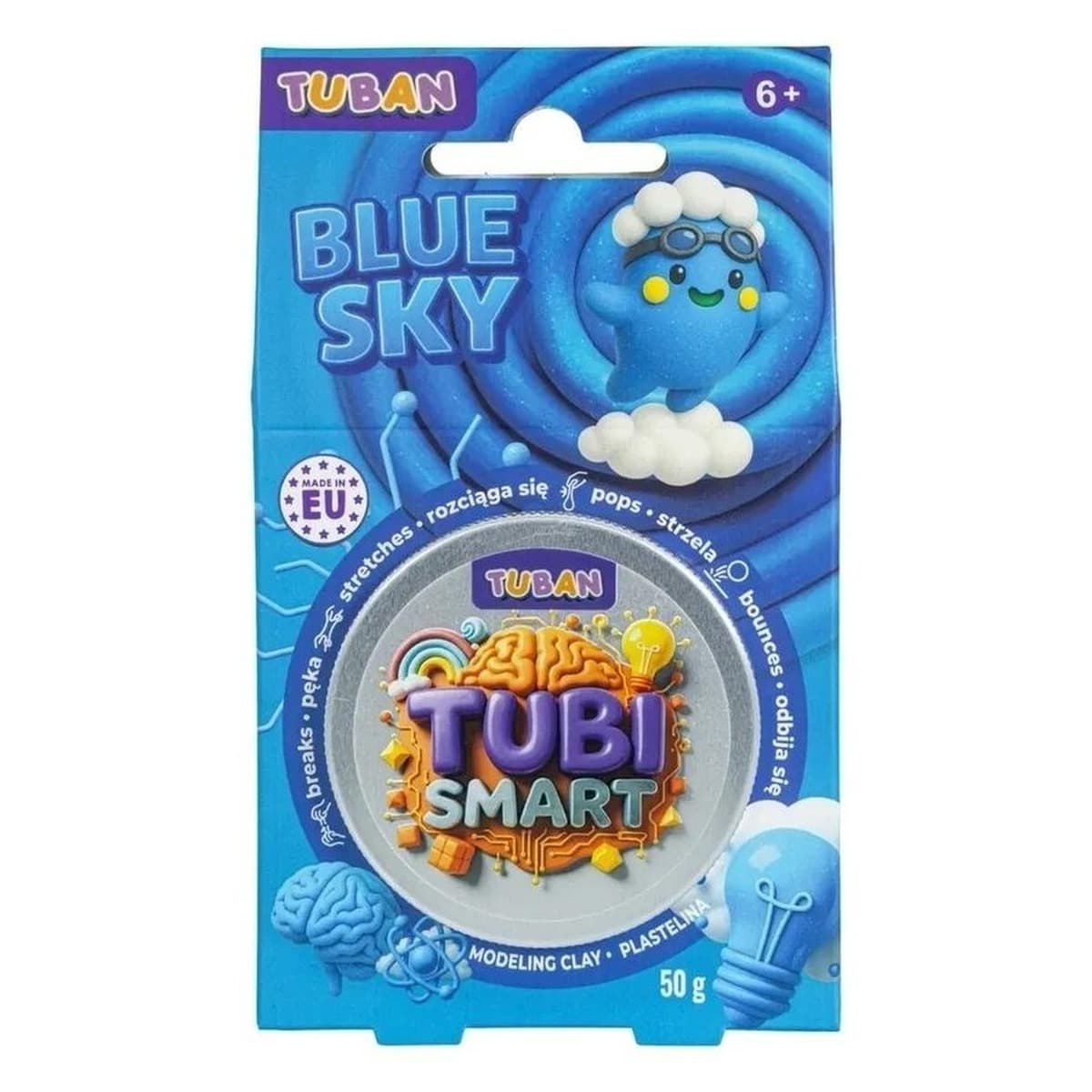 TUBAN Smart Plastelina Blue Sky 50g