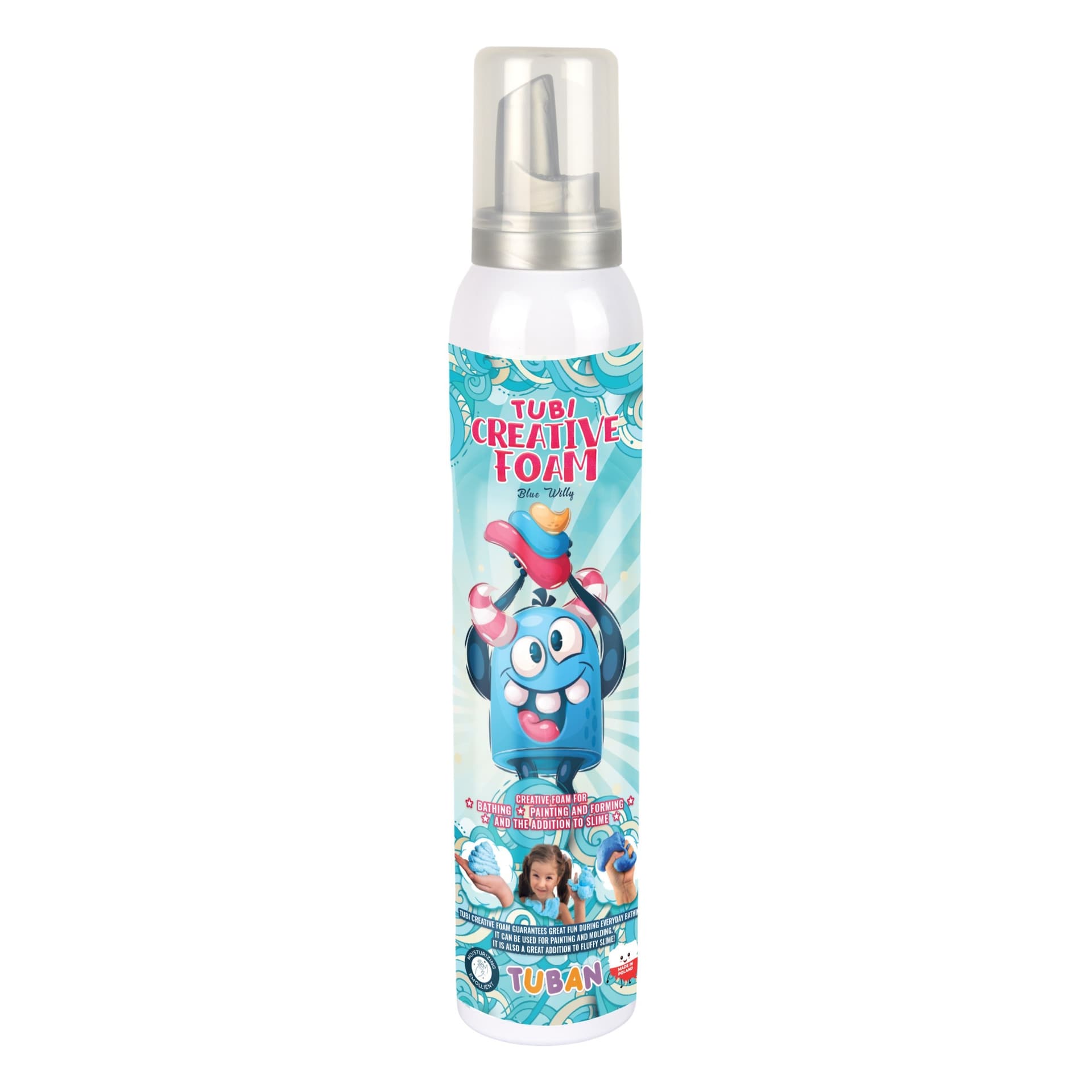 Tubi Pianka do kąpieli 200ml Niebieski Zenek