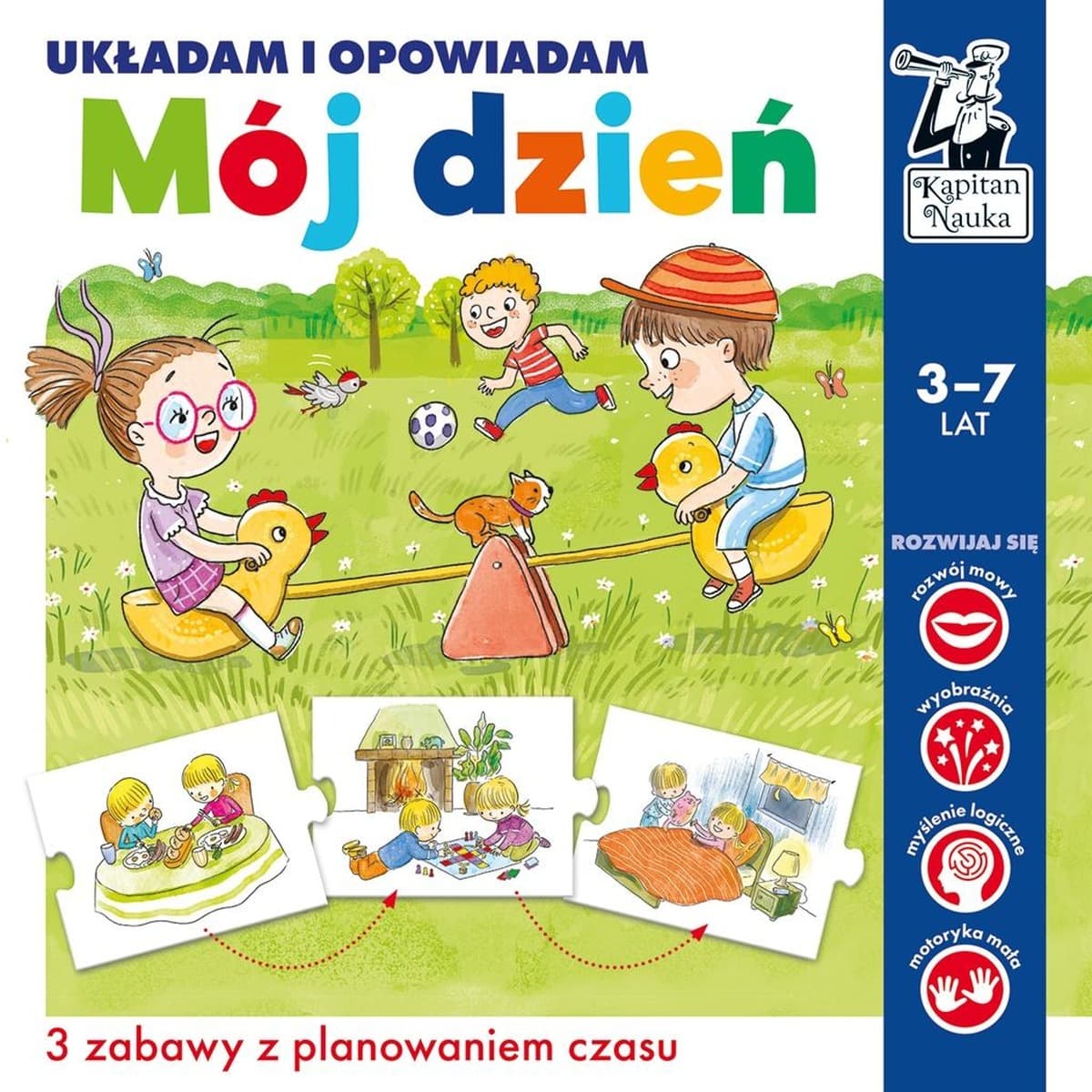 Układanka Mój Dzień Kapitan Nauka