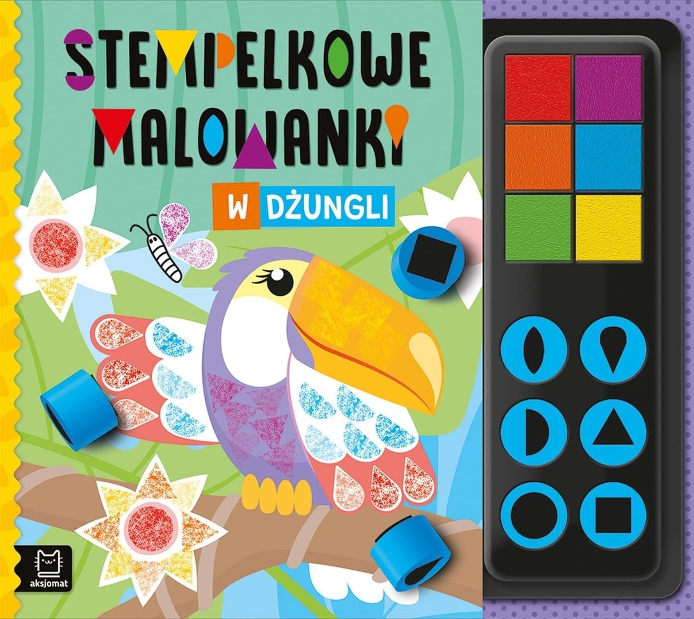 W dżungli. Stempelkowe malowanki