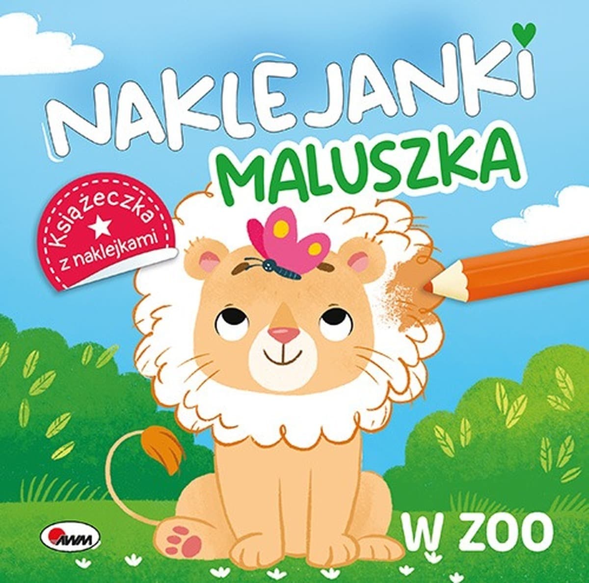 W zoo. Naklejanki maluszka
