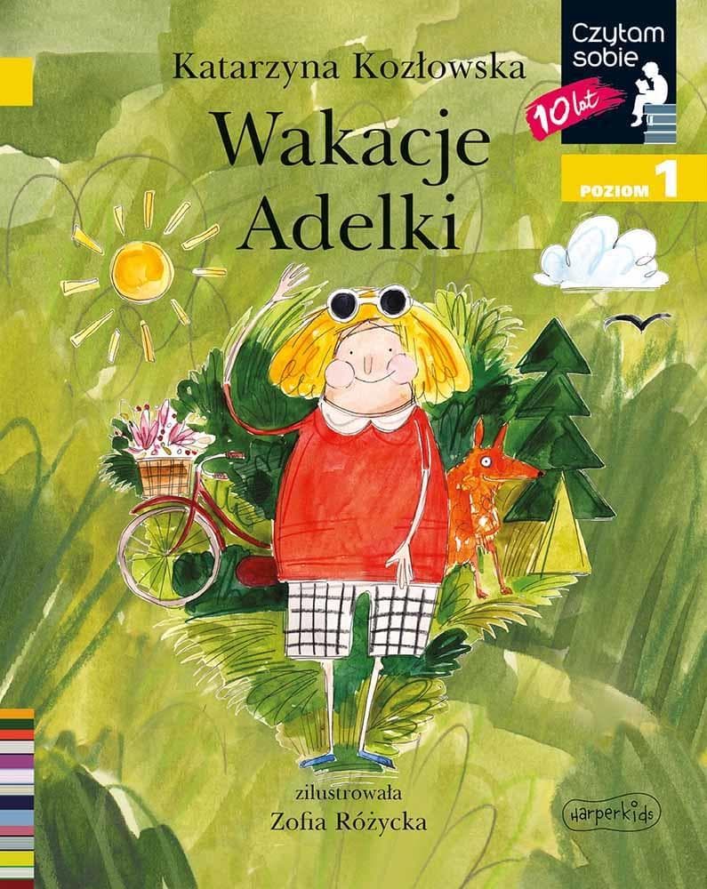 Wakacje Adelki Czytam sobie Poziom 1 dla dzieci