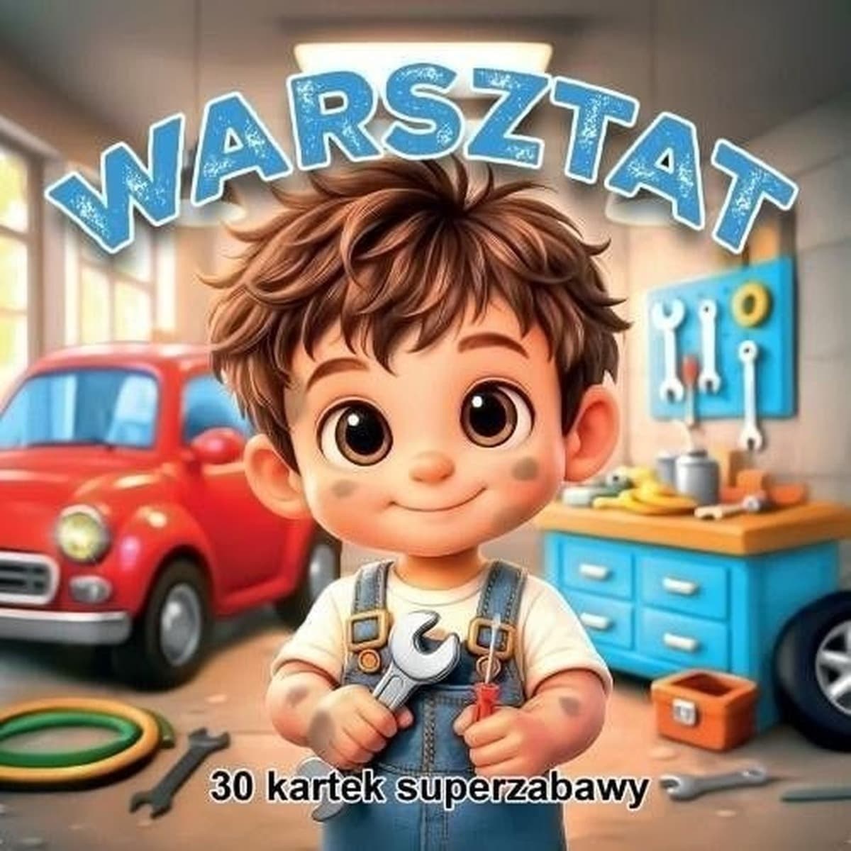 Warsztat. 30 kartek superzabawy. Kolorowanka