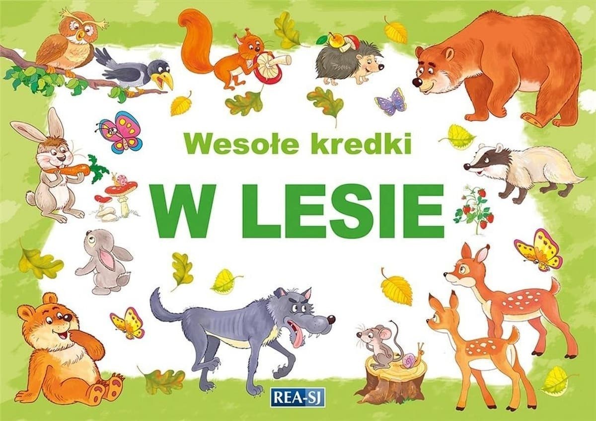 Wesoła książeczka - dla dzieci o lesie