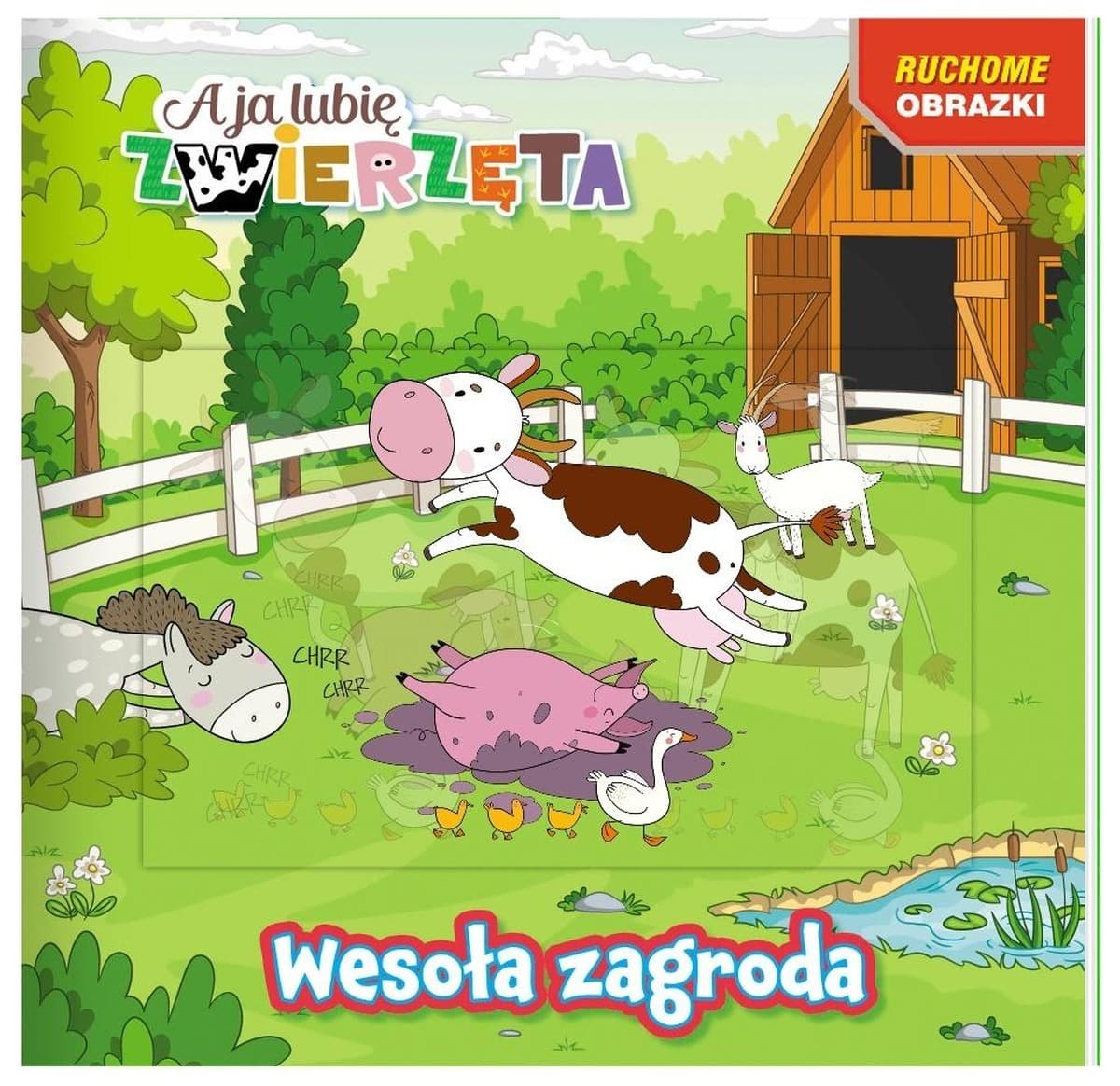 Wesoła zagroda A ja lubię zwierzęta - Ruchome obrazki