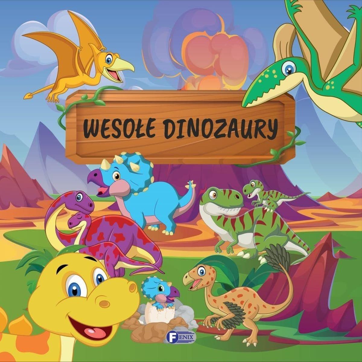 Wesołe dinozaury - praca zbiorowa dla dzieci