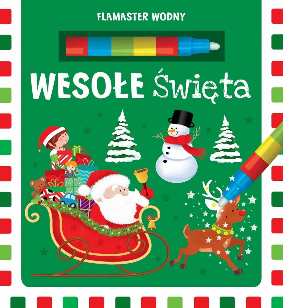 Wesołe Święta. Flamaster wodny