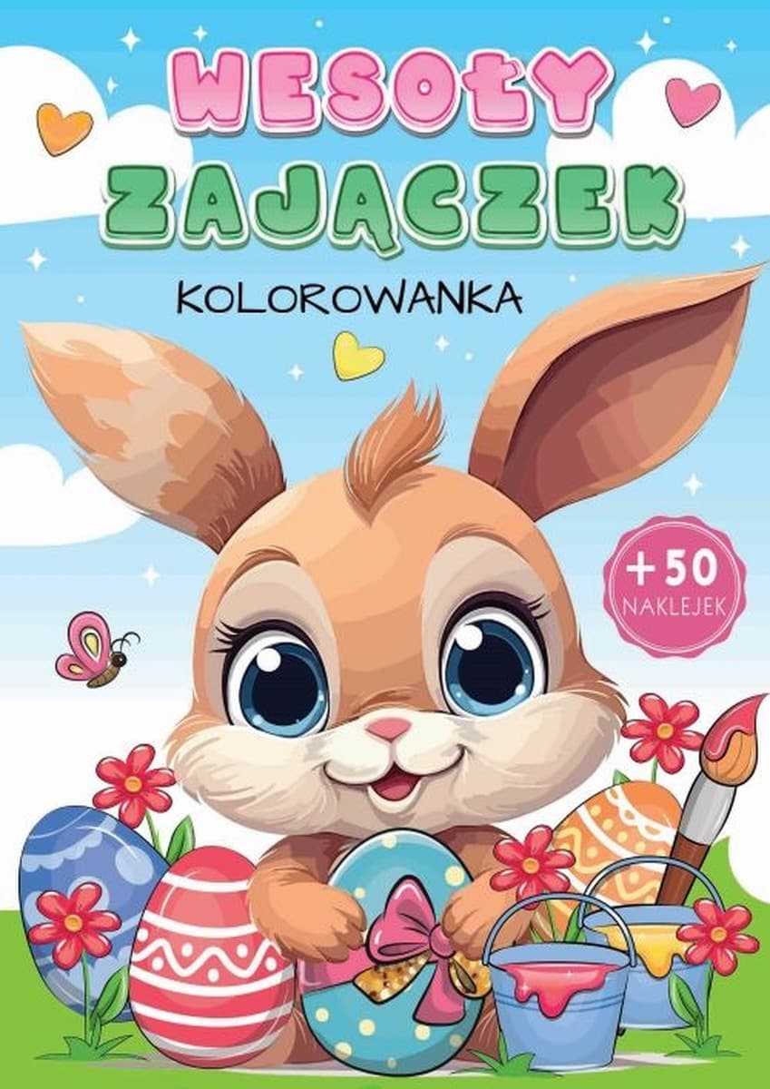 Wesoły Zajączek. Kolorowanka Praca Zbiorowa
