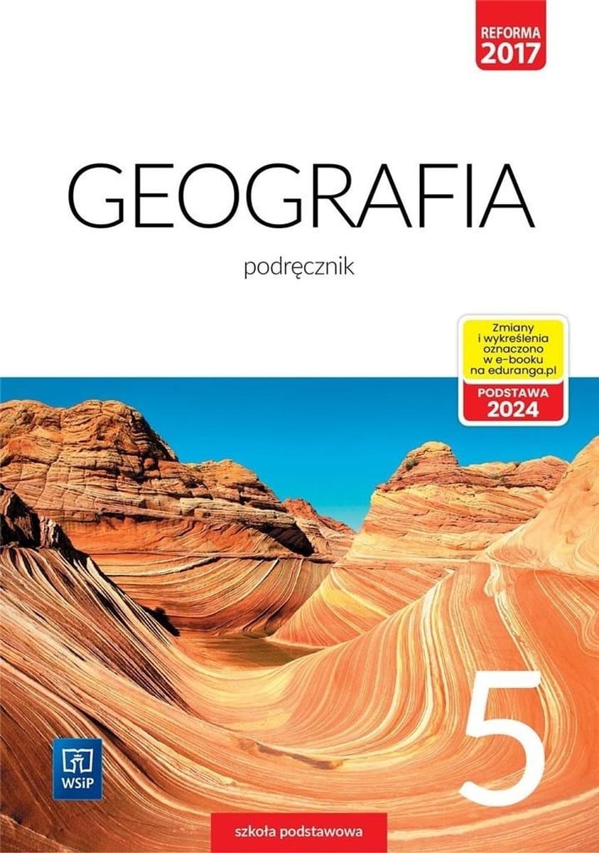 WSiP Geografia klasa 5 Podręcznik szkoły podstawowej
