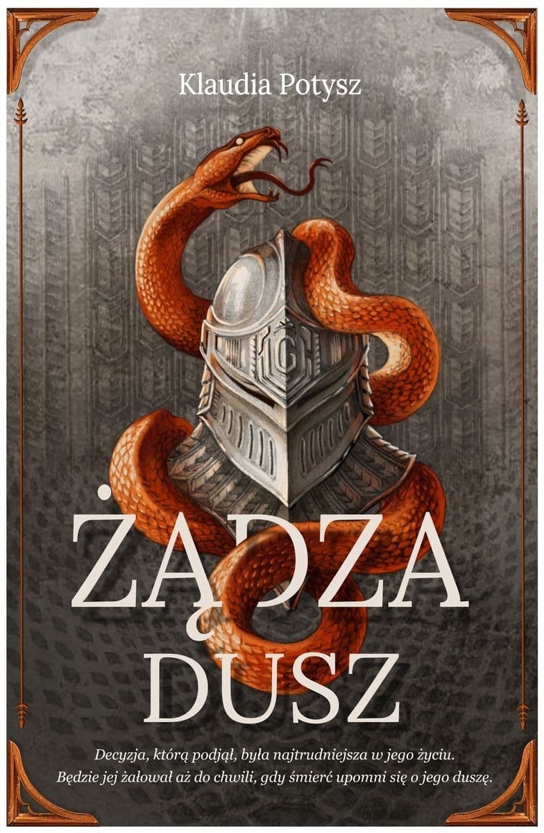 Żądza dusz Klaudii Potysz - powieść fantasy z barwionymi brzegami