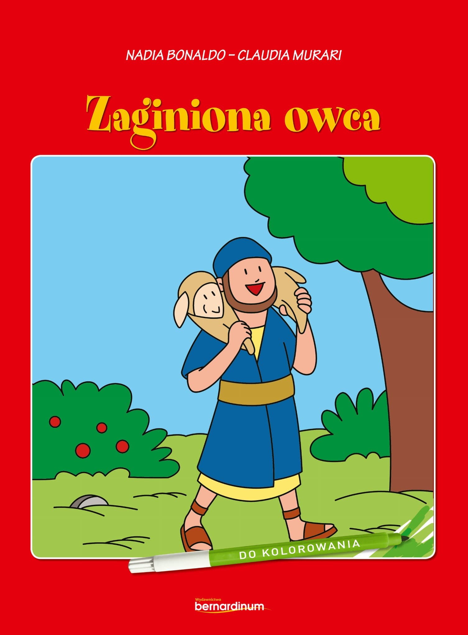 Zaginiona owca - kolorowanka dla dzieci, 16 stron
