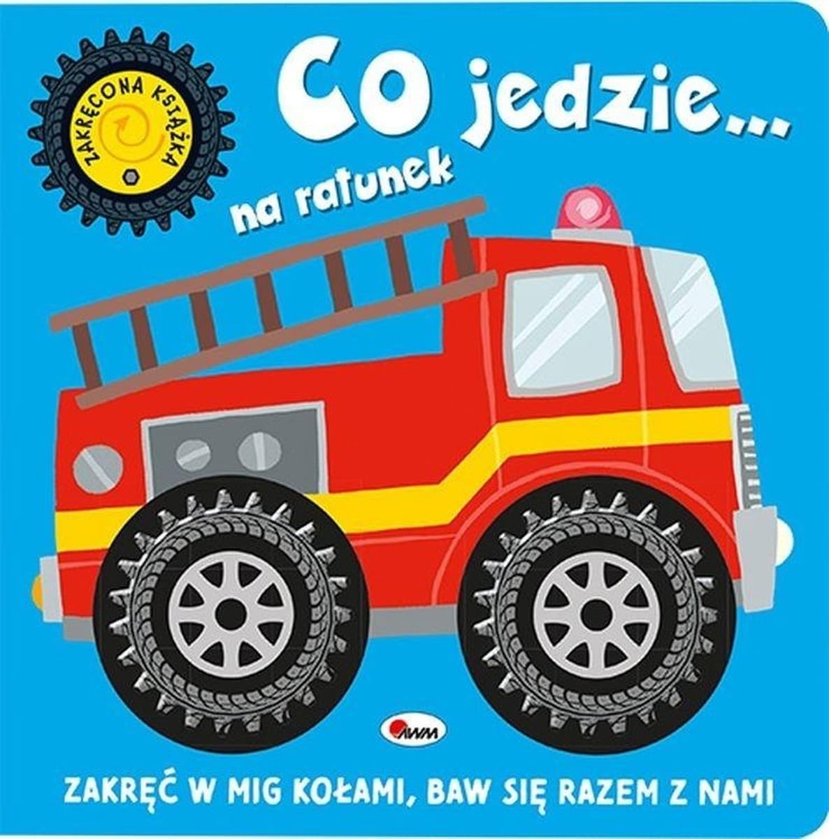 Zakręcona książka edukacyjna z pojazdami budowlanymi dla dzieci