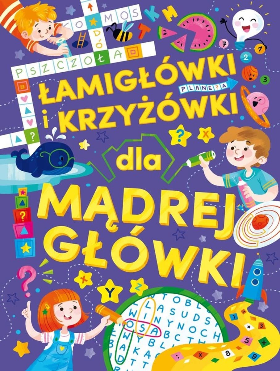 Zbiór łamigłówek i krzyżówek dla dzieci