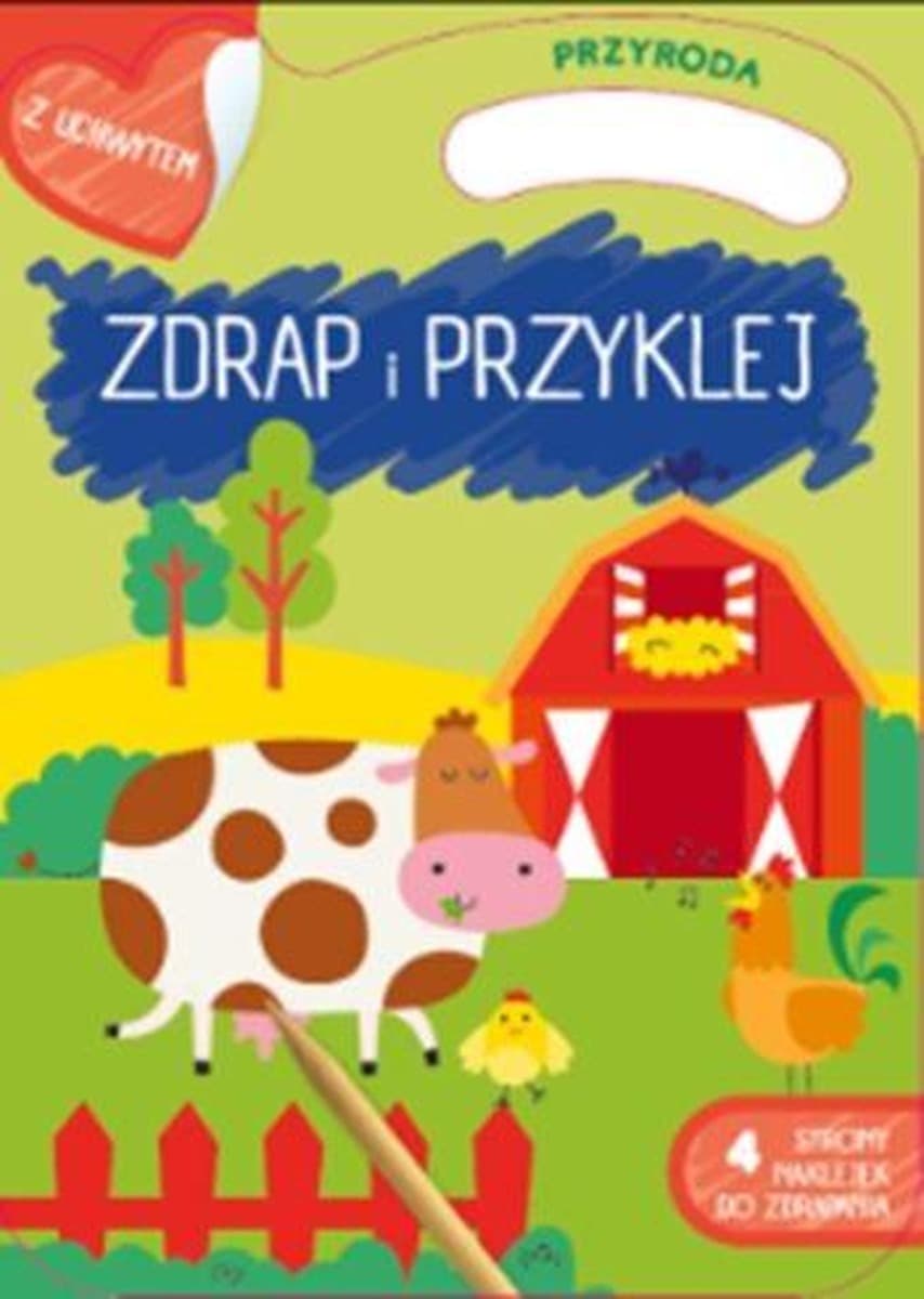 Zdrapywanki dla Dzieci Przyroda - Z Rączką, 14 Stron