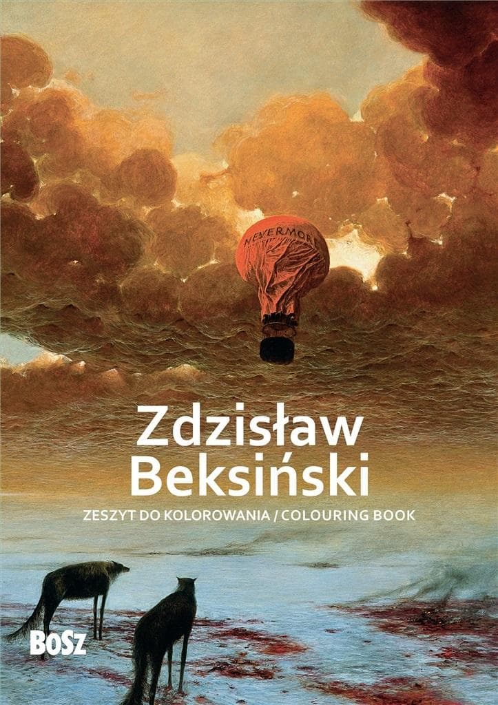 Zdzisław Beksiński. Zeszyt do kolorowania 32 strony - album