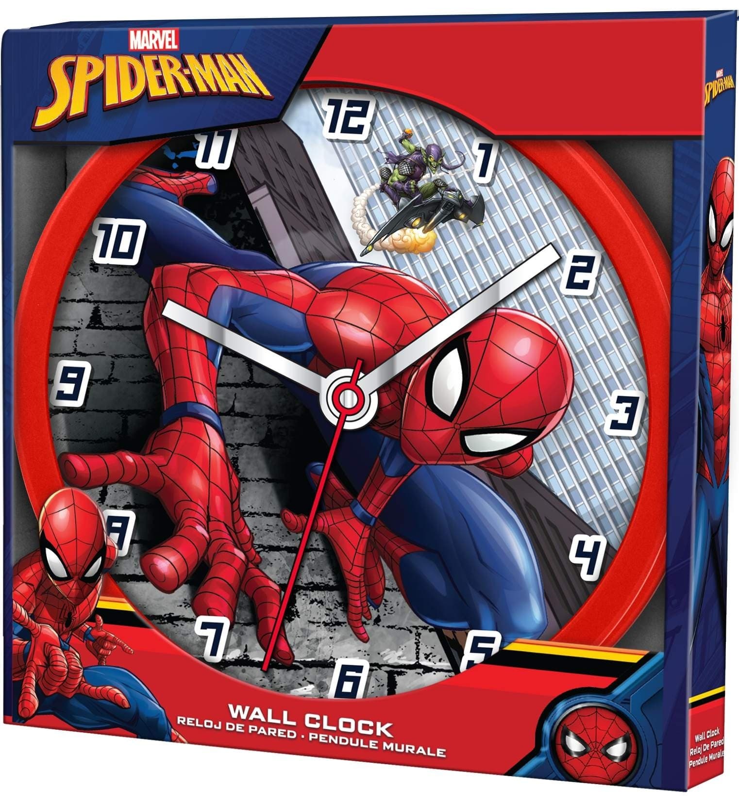 Zegar ścienny Spiderman 25cm SPD3601