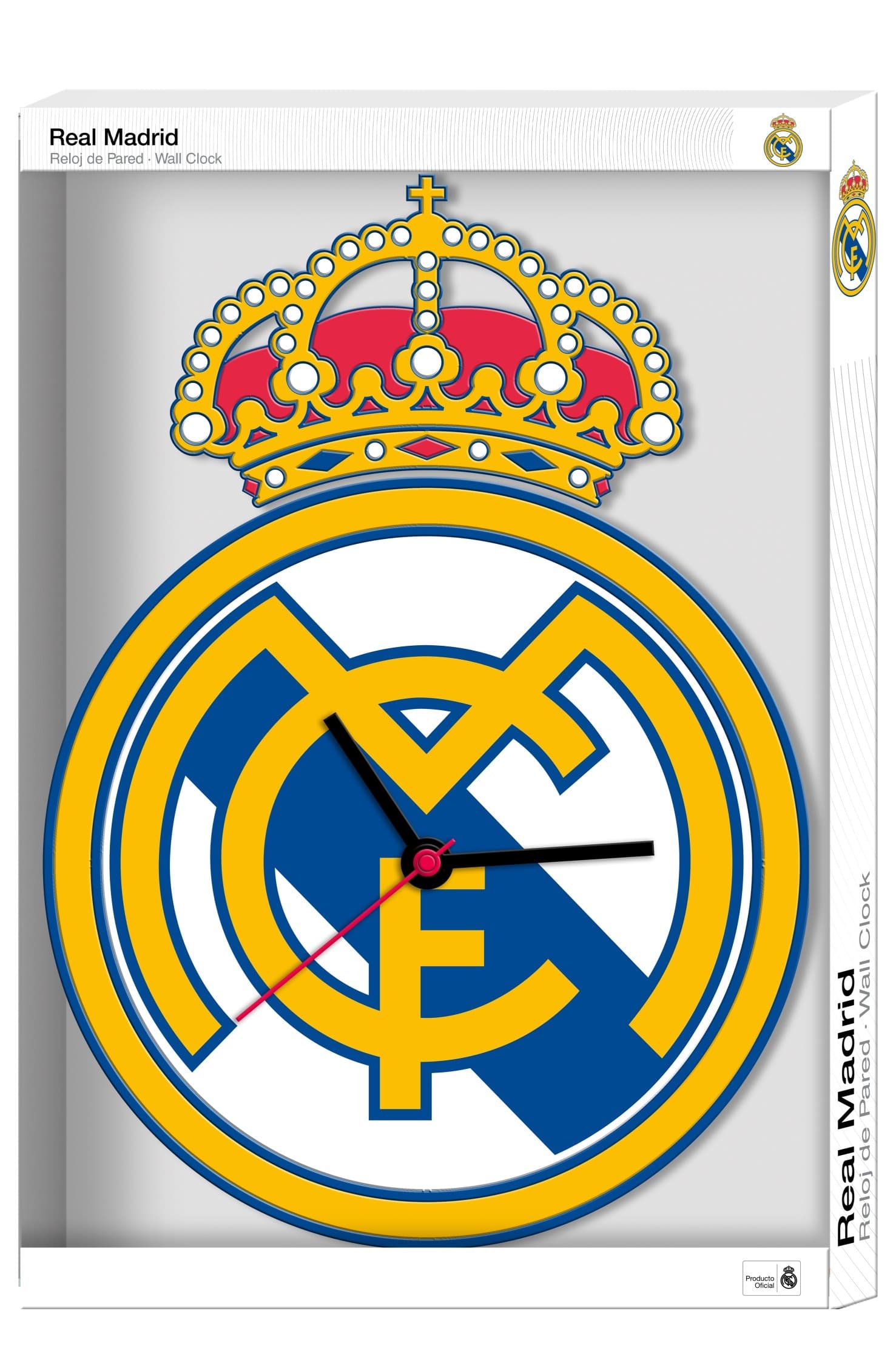 Zegar ścienny XL MDF Real Madrid