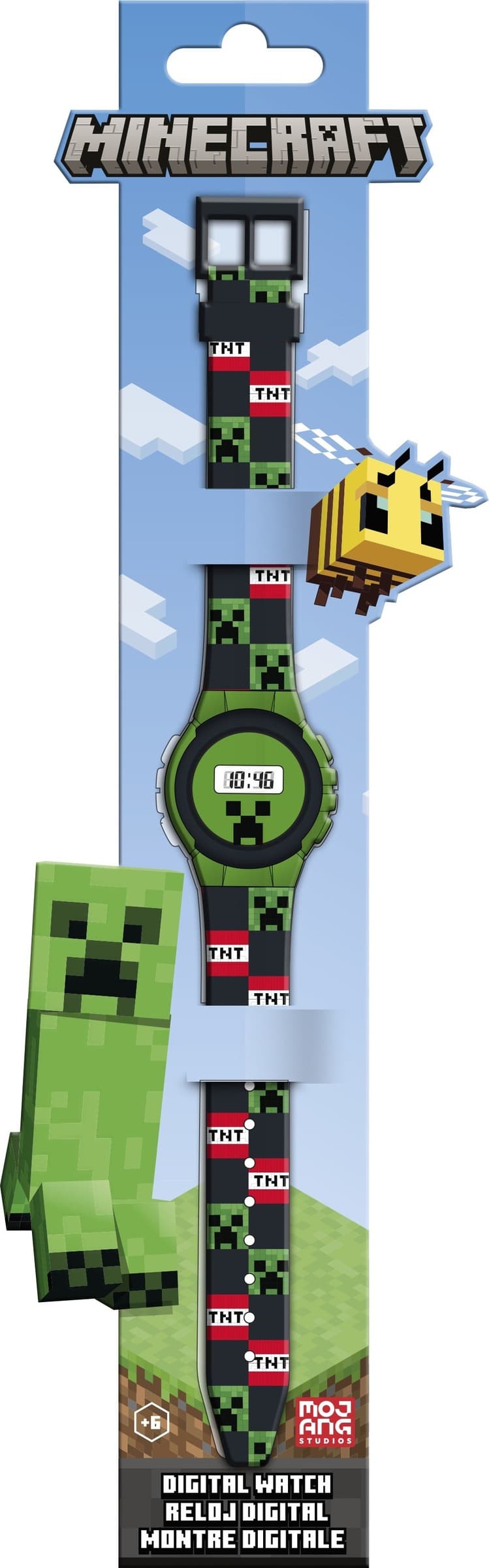 Zegarek cyfrowy Minecraft ECO KE02 MIN4223