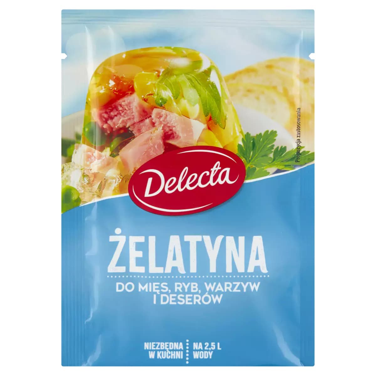 Żelatyna Delecta - do mięs, ryb, warzyw i deserów 50 g
