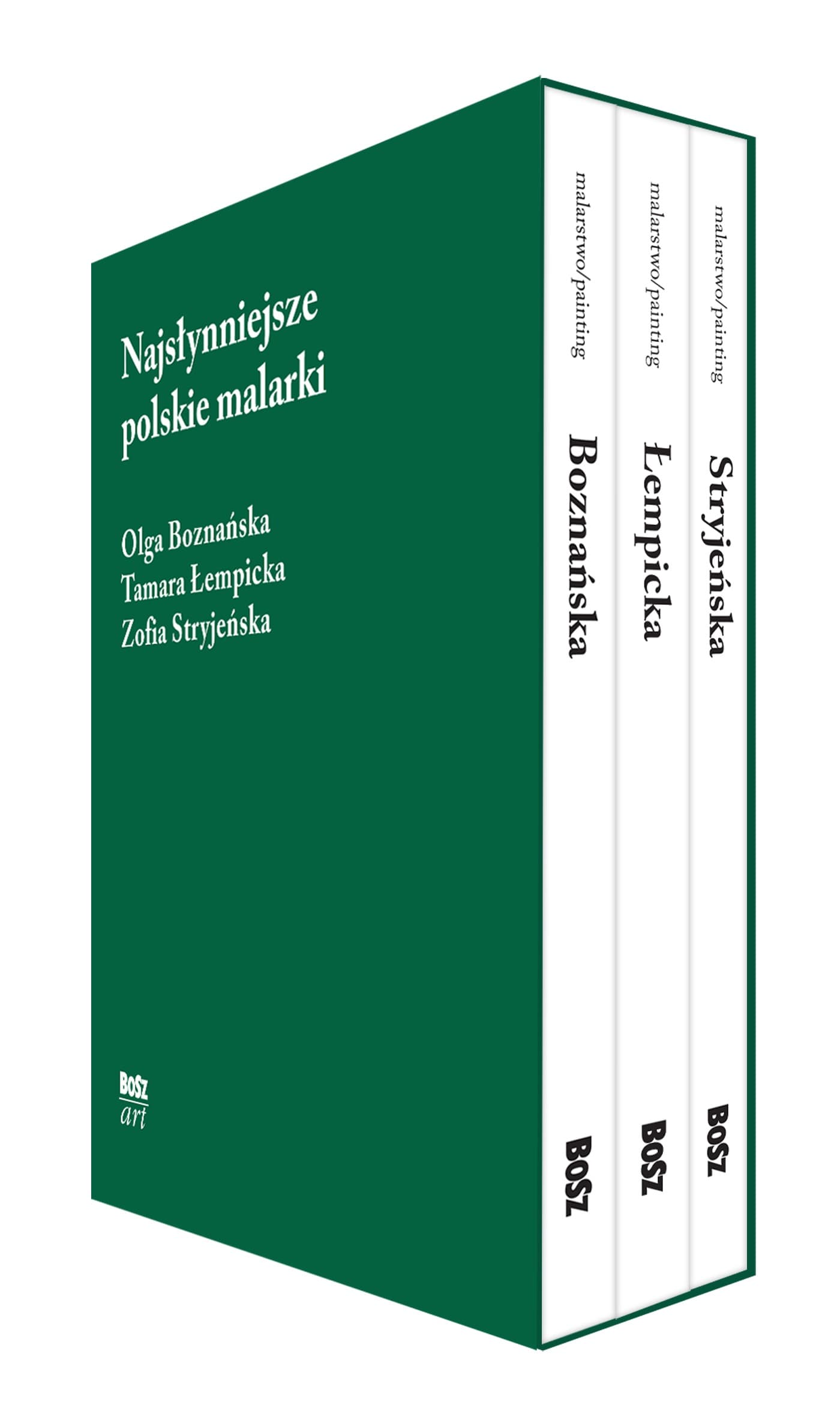 Zestaw albumów o polskich malarkach Boznańska Łempicka Stryjeńska