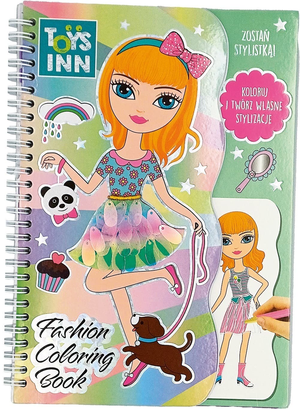 Zestaw do kolorowania Fashion Coloring Book ToysInn