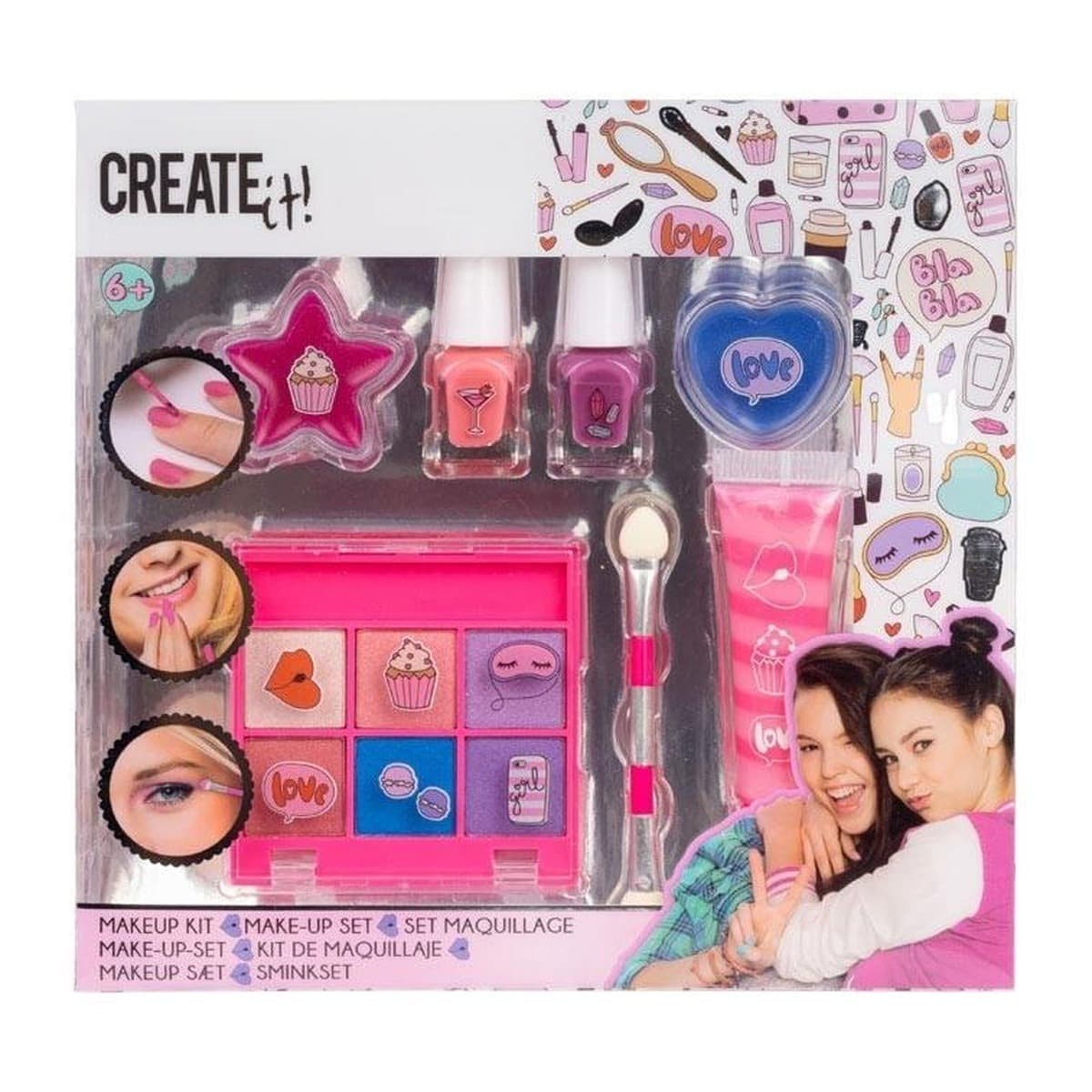 Zestaw do makijażu róże i lilia Create It!