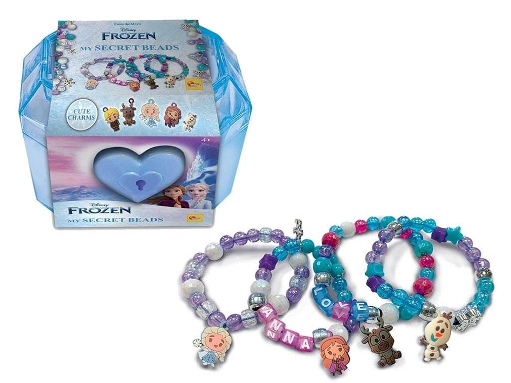 Zestaw do tworzenia biżuterii Szkatułka Frozen z koralikami i zawieszkami