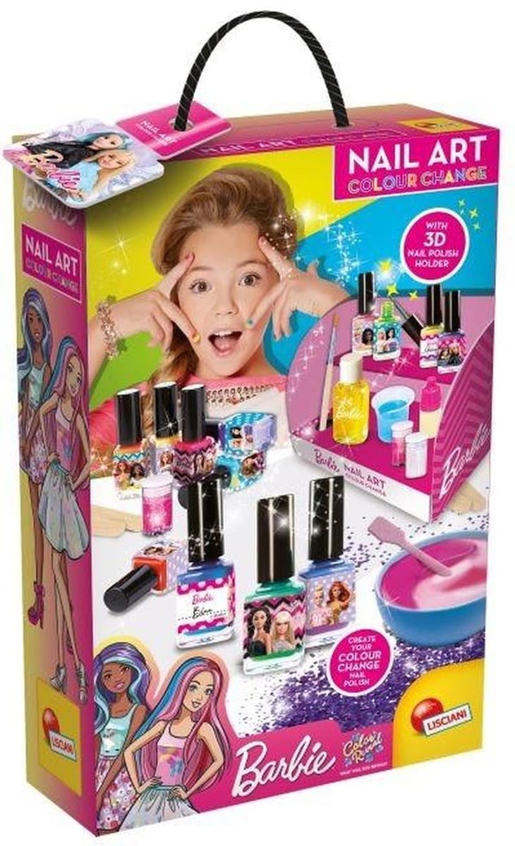 Zestaw do tworzenia lakierów Barbie zmieniających kolor