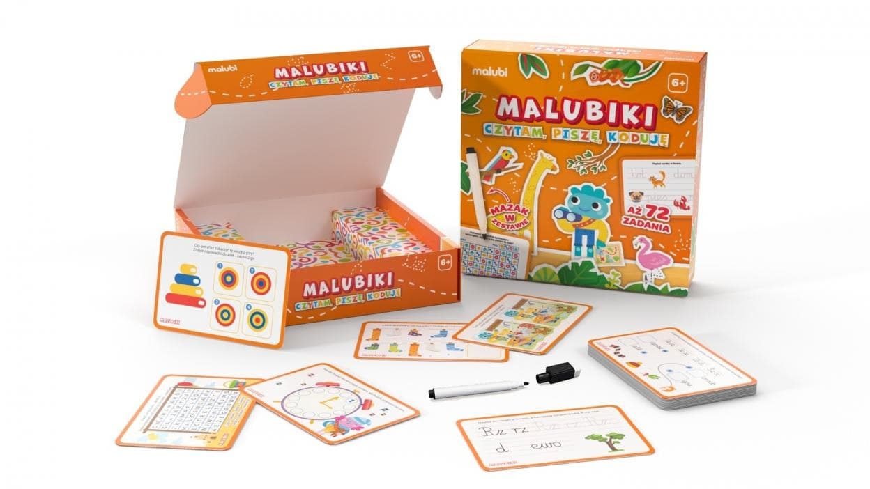Zestaw edukacyjny Czytam, Piszę, Koduję Malubi