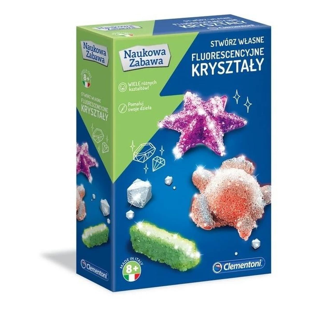 Zestaw Fluorescencyjne Kryształy do tworzenia dla dzieci