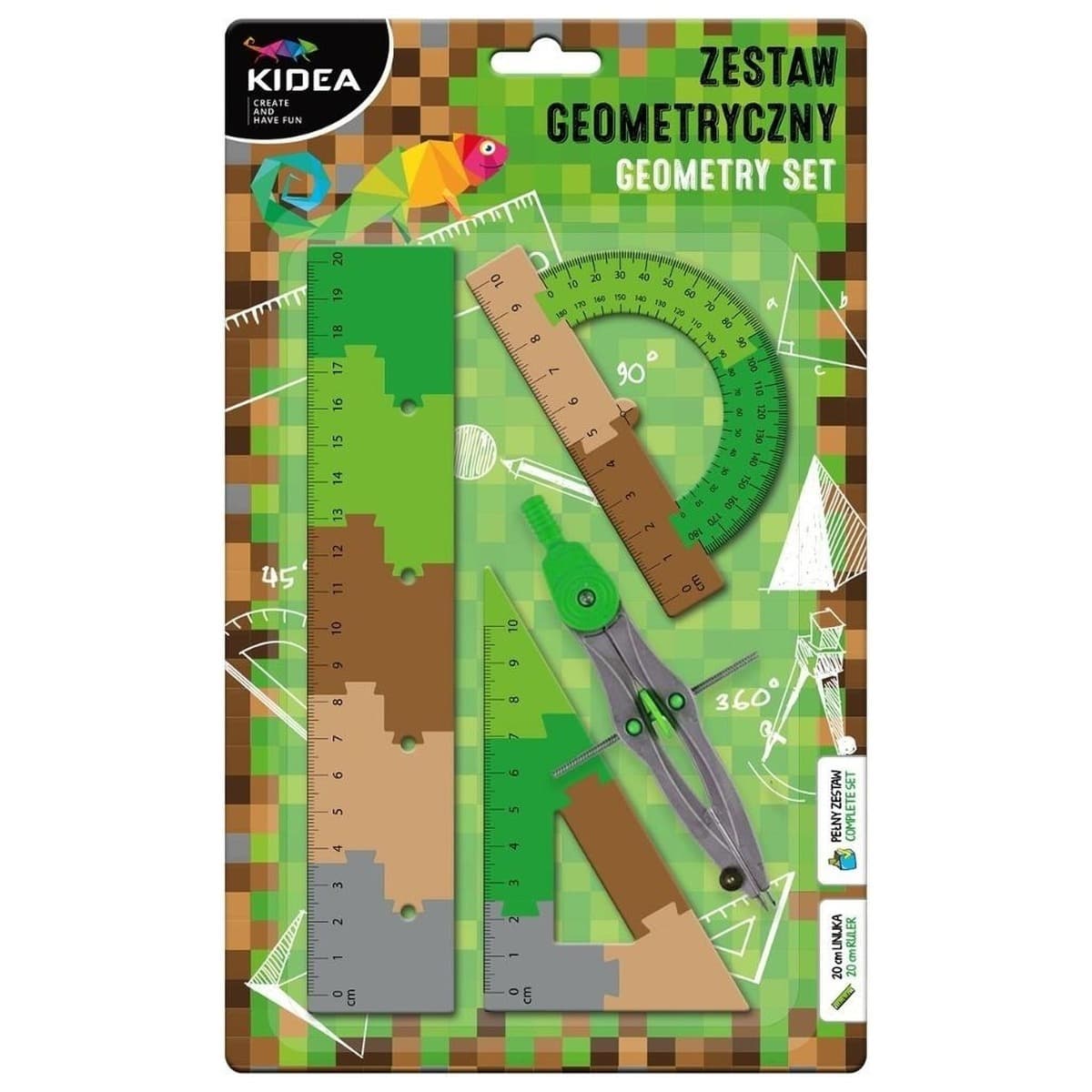 Zestaw Geometryczny Kidea - 4 Elementy
